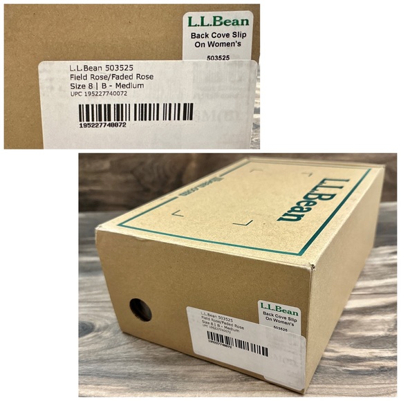 NIB LL Bean Back Cover Slip On Sneaker Loafer Flats Field Rose Faded Rose - Picture 10 of 12